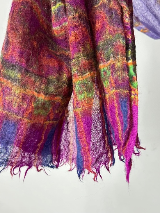 Moksha Wool Printed Floral Scarf | Garmentory Moksha Anthropologie 100% Pure Wool Floral Scarf 71\